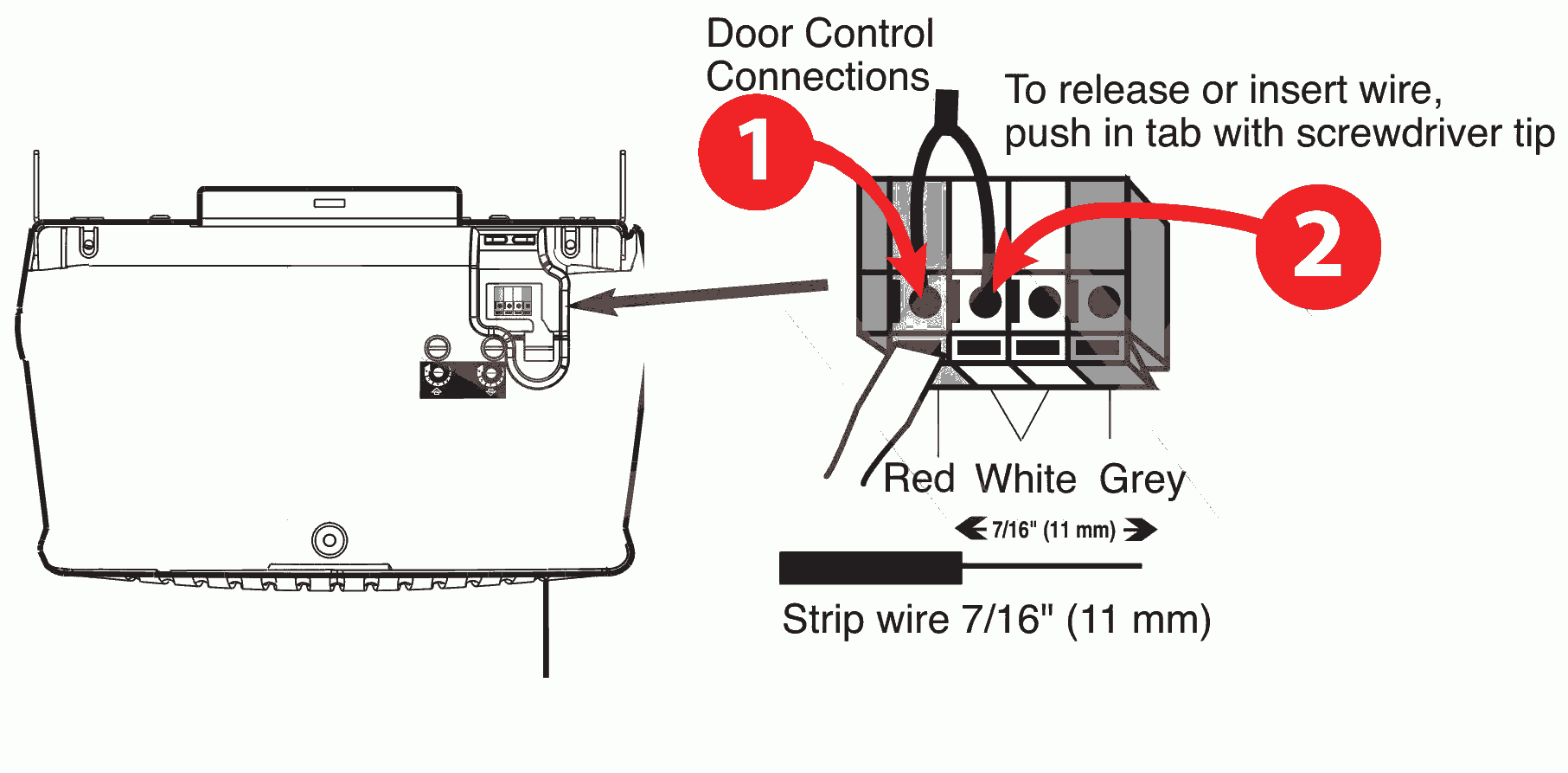 Liftmaster Garage Door Opener Wiring Diagram | Dandk Organizer